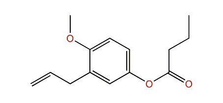 3-Allyl-4-methoxyphenyl butyrate